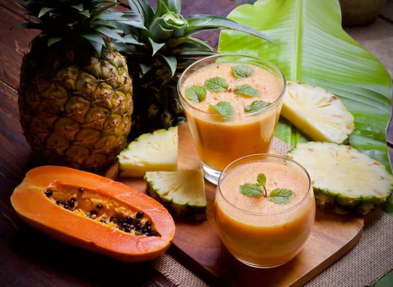 Easy Papaya Smoothie Detox Recipe