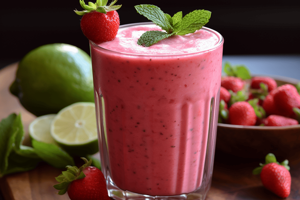 easy frozen strawberry margarita